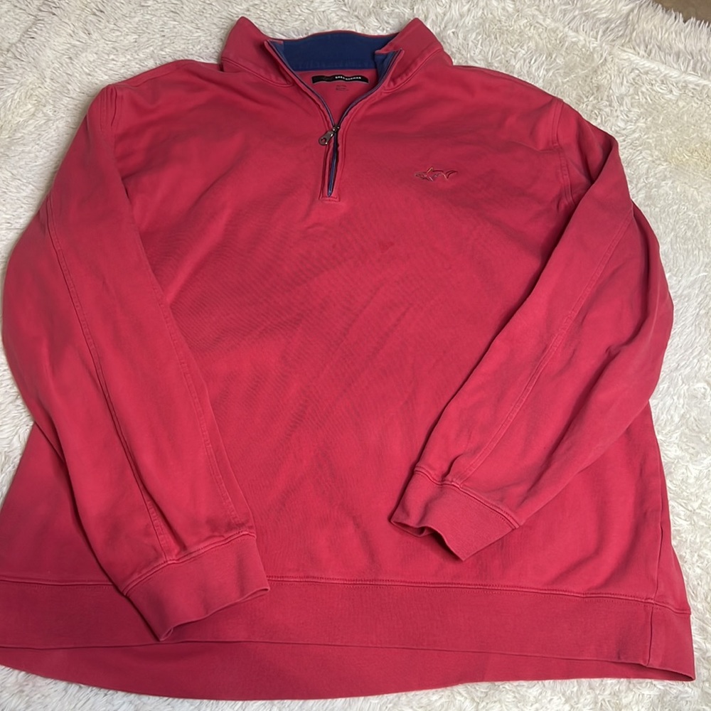 Men’s Greg Norman Pullover Shirt - Coral - XXL - A19